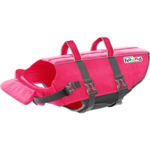 Outward Hound Granby Splash Pink Dog Life Jacket, Medium (Medium (Chest Girth: 21"-27"))