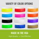 1,200 WristCo Neon Blue Tyvek Wristbands for Events - Tamper-Proof Design & Fluorescent Color Prevent Reuse Premium-Grade Bracelets for Hospital & Medical ID, Party & VIP Identification