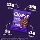 Quest Nutrition Bake Shop, Chocolate Frosted Donuts, 14g Protein, Less than 1g Sugar, Protein Snack, Low Sugar, 9 Count