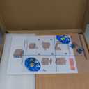 Wooden Comic Book Storage Box with Display  Stackable Organizer Case with Acrylic Panel, Fits 130+ Bagged & Boarded Comics or 60+ Toploaders