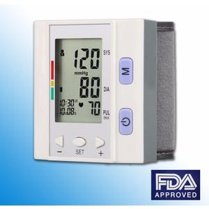 RMS Wrist Blood Pressure Monitor Fully Automatic Wrist Style w Jumbo LED Display