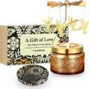 Valentines Day Gifts for Her, Unique Birthday Gift for Women, Rotating Scented Candles for Mom, Funny Birthday Gift for Grandma Wife Daughter, Ideal Choice for Valentines, Anniversary (ROSE)