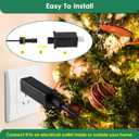 Feekoon 29V 6W Class 2 LED Christmas Tree Replacement Plug, 9.8ft Power Cord Extension Supply for Christmas Tree Light and Inflatable, Replacement Yard Inflatable Adapter