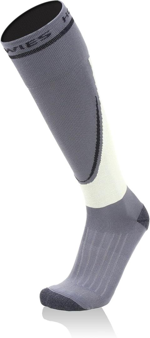 Howies Hockey - Cut Resistant Hockey Socks - Youth and Adult Sizes - Elite Comfort & Protection Skate Socks (Medium, Gray)