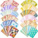 600 Sheets Vintage Scrapbook Paper Set Aesthetic Paper Supplies Diy Decorative Supplies for Writing Drawing Embellishment Scrapbooking Travel Journal 3.35x2.17 Inch