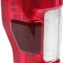 Left Tail Light Compatible with 2017-2019 F(Series) 250 350 Super Duty Driver side Rear Tail Lamp w/Blind Spot FO2800262 KC3Z13405B (Left)