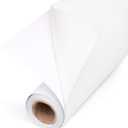 Total Blackout Window Film: 100% Light Blocking Film with White Sides - Heat Resistant, Room Darkening, Static Cling Film for Privacy & Day Sleep - No Residue, Stops UV, Easy Removal (42 x 72 in.)