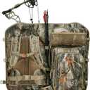 NEW VIEW Bow Hunting Backpack with Bow Holder, Camo Hunting Backpacks for Men, Large Saddle Hunting Pack for Compound Bow, Bow Hunting Accessories Gear