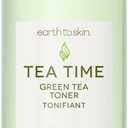 Earth To Skin Tea Time Green Tea Anti-Aging Face Toner, Natural Nourishment, Purify & Cleanse Facial Toner for All Skin Types (4.9 Fl Oz)
