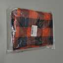 Softalker Fall Checkered Table Runner - Orange Buffalo Plaid Halloween Thanksgiving Stain Resistant Washable Table Decoration for Dining/Parties/Holiday Decor, 13 x 90 Inch