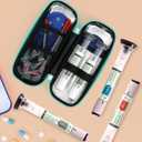 EVA Insulated Cooler Travel Case for Zepbound Injector Pens, 2 TSA Approved Ice Pack, Real-Time Temperature Display, Medication Cooler for Travel & Daily Use