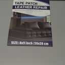 Zenyao Leather Repair Patch for Furniture - Self Adhesive Leather Repair Tape Kit, Vinyl Repair Patch, Ideal for Car Seats Couch Sofa Office Chair, 8x11 Inch, Brown, 2 Pieces