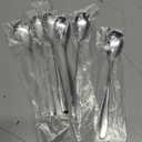 Stainless Steel Egg Spoons - 5.5 in Set of 6 for Soft Boiled Eggs, Dessert, Tea, Coffee, Ice Cream