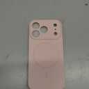 Miracase Magnetic for iPhone 17 Pro Case, Compatible with MagSafe, Integrated Silicone Camera Control Cover, 3.0mm Thicken Shockproof Drop Protection Phone Case for 17 Pro,Sand Pink