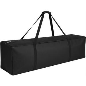 COOLBEBE 56" Sports Duffle Bag - 216L Extra Large Travel Duffel Luggage Bag with Upgrade 2-way Lockable Zippers, Sturdy & Water Resistant Long Duffle Bag for Camping Moving (Black 56inch)
