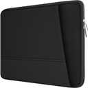 TEDNETGO Laptop Sleeve 15.6 inch, Upgrade Sturdy Portable Monitor Computer Laptop Case, Carrying Sleeve Bag Briefcase Bag 15.6'' with Pockets for MacBook PC Mac HP Lenovo Dell Asus Xbox Switch, Black