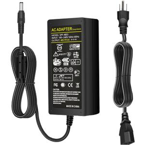 AC DC 48V 3A Power Supply Adapter 144W 48V Charger 48V 3A Switching Power Transformers Interface 5.5 x 2.5mm Suitable for POE Routers Switches Control Systems