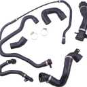 Radiator Coolant Water Hose Pipe Kit 7 Hoses Compatible with BMW E90 128i 328i 325xi 328i Convertible Coupe xDrive 328xi 330i 330xi N51 E90 2007-2011 11537516414 11537521049 17127531579