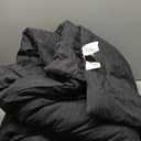 Bedsure King Size Comforter Set Black - Bed in a Bag King Bedding 7 Pieces, Cationic Dyed Bed Set Gift for Family, Black Soft Bedding for All Seasons Comforter with Sheets, Pillowcases & Shams