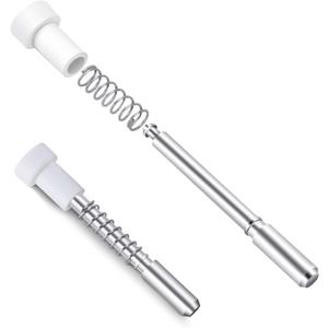 12 Pack Window Screen Plunger Latches with Caps-5/32" x 1-1/2" Aluminum Alloy Window Screen Retainer Pins-Replacement Window Screen Clips for Securing Window Screens
