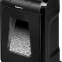 Fellowes Powershred 12 Sheet Cross-Cut Paper Home Office Paper Shredder, 19.50" H x 9.69" W x 13.44" D