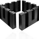 4PCS Multipurpose Cargo Organizer Blocks, Plastic Car Trunk Storage Organizer Blocks Used with Wool Carpet, Adjustable Trunk Divider Cargo Containment System for Car SUV Van