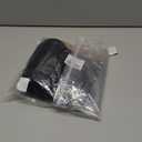 Askdeer Men's Muscle Polo Shirts V Neck Slim Fit Ribbed Long Sleeve Golf Collar Shirt Knit Casual Tee, Black, Small