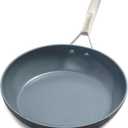 GreenPan Paris Pro Hard Anodized Healthy Ceramic Nonstick, 10" Frying Pan Skillet, PFAS-Free, Dishwasher Safe, Grey