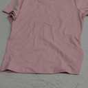 DOROSE Womens Crewneck Tops Short Sleeve Shirts Slim Fit Basic Tees (Large, Pink)