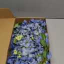 IBWell 3 Strands 40 inch Blue Fake Wisteria Hanging Flowers Wall Flowers Fake Blue Flowers Wisteria Flowers Blue Faux Flowers Artificial Wisteria for Flower Arrangements