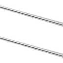GeilSpace 3/8" OD 304 Stainless Steel Tube, 18 inch Length, Round Metal Weldable and Cuttable Pipe, Straight Metal Tubing for DIY Furniture, Industrial Decor and Construction (3/8"OD-18"-2PCS)