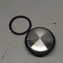 Sumnacon Heavy Duty Floor Door Stopper No Drill, Durability Stainless Steel Door Stops with Anti-Skid Rubber - Contemporary Decorative Safety Door Wedge for Home Office Commercial Industrial, Silver (4.1X1.7 Inch)