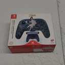 PDP REMATCH Enhanced Wired Power Nintendo Switch Pro Controller, Officially Licensed Switch Lite/OLED Compatible Gamepad, Customizable Programmable Buttons, Zelda BOTW Sheikah Shoot Glow in the Dark