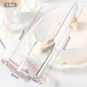 uxcell Cake Knife and Server Set, 10.6/9 Inch Cake Cutting Set, Stainless Steel Cake Serving Set Pastry for Pizza Cutter Spatula Birthday Bridal Party Gift, Silver