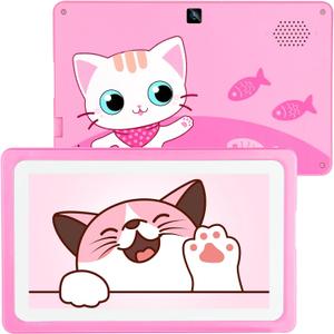 Kids Tablet 7 Tablets for Kids with Parental Control, WIFI Childrens Tablets for Toddlers with Plenty of Offline Child learning Apps Pre-installed, Toddler Tablet 3-7 Years Boy Girls GiftPink)