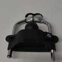 METOWARE Trailer Coupler Lock Universal Adjustable Heavy-Duty Steel Trailer Hitch Lock, Anti Theft Trailer Ball Lock Towing Lock for Towing Trailer Security Fits 1-7/8",2, 2-5/16" Coupler Black Matte