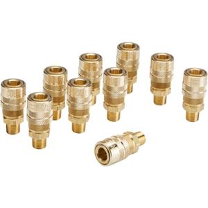 Milton (716) 1/4" Male NPT M Style (Industrial) Air fitting Quick Connect Coupler - Box of 10