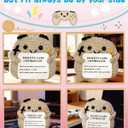 Handmade Positive Game Controller Doll - Emotional Support with an Inspiretional Card Birthday Gifts for Women, Dad, Son Daughter, Knit Funny Toy Christmas Stocking Stuffes Desk Decor for Home