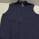 PJ PAUL JONES Men's Sweater Vests Slim Fit Twill Textured Full Zip Sleeveless Vests Casual Outwear (Navy Blue, XL)