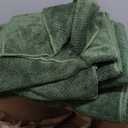 YTYC 29x59 Inch Bath Towels Set of 6 Large, Super Soft Absorbent Lint Free Microfiber Shower Towels for Bathroom 80% Polyester (Olive Green, 6 Piece)