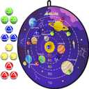 BooTaa 29" Large Dart Board for Kids, Kids Dart Board with Sticky Balls, Boys Toys, Indoor/Sport Outdoor Fun Party Play Game Toys, Birthday Gifts for 3 4 5 6 7 8 9 10 11 12 Year Old Boys Girls