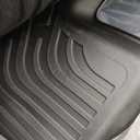 Powerty Floor Mats Cargo Liner for Jeep Wrangler JL Gas 2018-2026 Unlimited 4-Door with Subwoofer (Non JK or 4XE) All Weather 3D TPE Anti-Slip Car Protection, 1st & 2nd Row Set Accessories