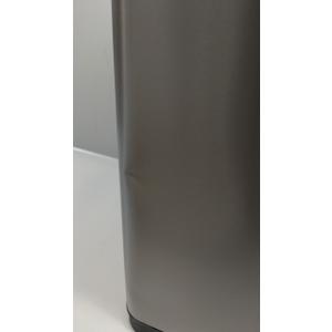 EKO Deluxe Mirage-T 50 Liter / 13.2 Gallon Touchless Rectangular Motion Sensor Trash Can, Matte Stainless Steel Finish