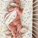Mini Crib Sheets for Baby Boy Girl 2 Pack, Neutral Mini Crib Mattress Sheet 24" x 38", Muslin Nursery Bedding Soft and Breathable Comfort (Spring Garden & Sage)