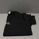 Women's Black Statement Shirt "MEH", XL