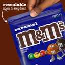 M&M'S Caramel Milk Chocolate Candy Bulk Pack, Party Size, 34 oz Resealable Bag for Parties, Baking and Sharing