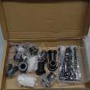 Zonon 10 Set 1-5/16" Barn Door Spacers Kit Sliding Replacement Barn Door Rail Track Hardware Wall Spacers with Screws Lag Bolts Wall Anchor for Connecting Track Connection Device, Metal