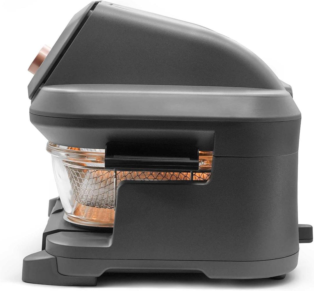 Livwell Brands - Livwell 6 Quart Glass Container Air Fryer - Matte Grey