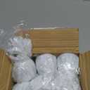 Balloon weights, 12 pieces, aluminum foil, suitable for birthday parties, gatherings, weddings, dinners and other occasions, weight 0.36lb (White 12pcs)