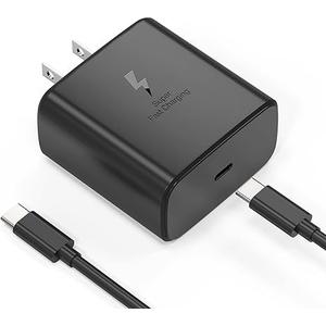 2025 New 45W Super Fast Charger USB C Android Phone Charger Fast Charging Replacement for Samsung Galaxy S25/S25 Ultra/S25+/S24 Ultra/S24/S24+/S23 Ultra/S23/S22/S20/S21/Note 10,Galaxy Tab, 6ft C Cable 2025 New 45W Super Fast Charger USB C Android Phone Charger Fast Charging Replacement for Samsung Galaxy S25/S25 Ultra/S25+/S24 Ultra/S24/S24+/S23 Ultra/S23/S22/S20/S21/Note 10,Galaxy Tab, 6ft C Cable